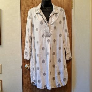 Soft Surroundings NWOT Paisley Park Tunic Dress, M